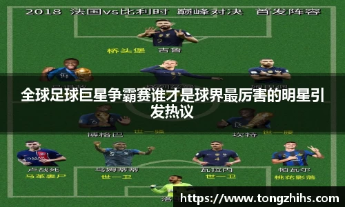 全球足球巨星争霸赛谁才是球界最厉害的明星引发热议